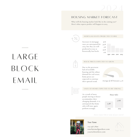 15 Market Stats Email Templates- Canva Editable Template - All Things Real Estate