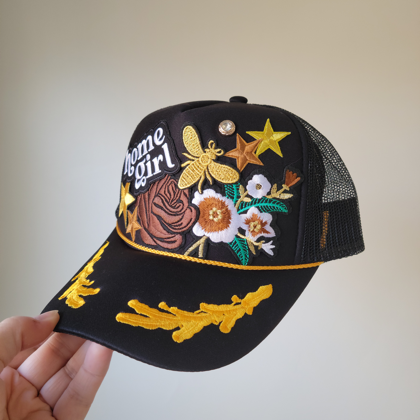 Limited Edition Foam Trucker Patch Hat - Home Girl Captain-style