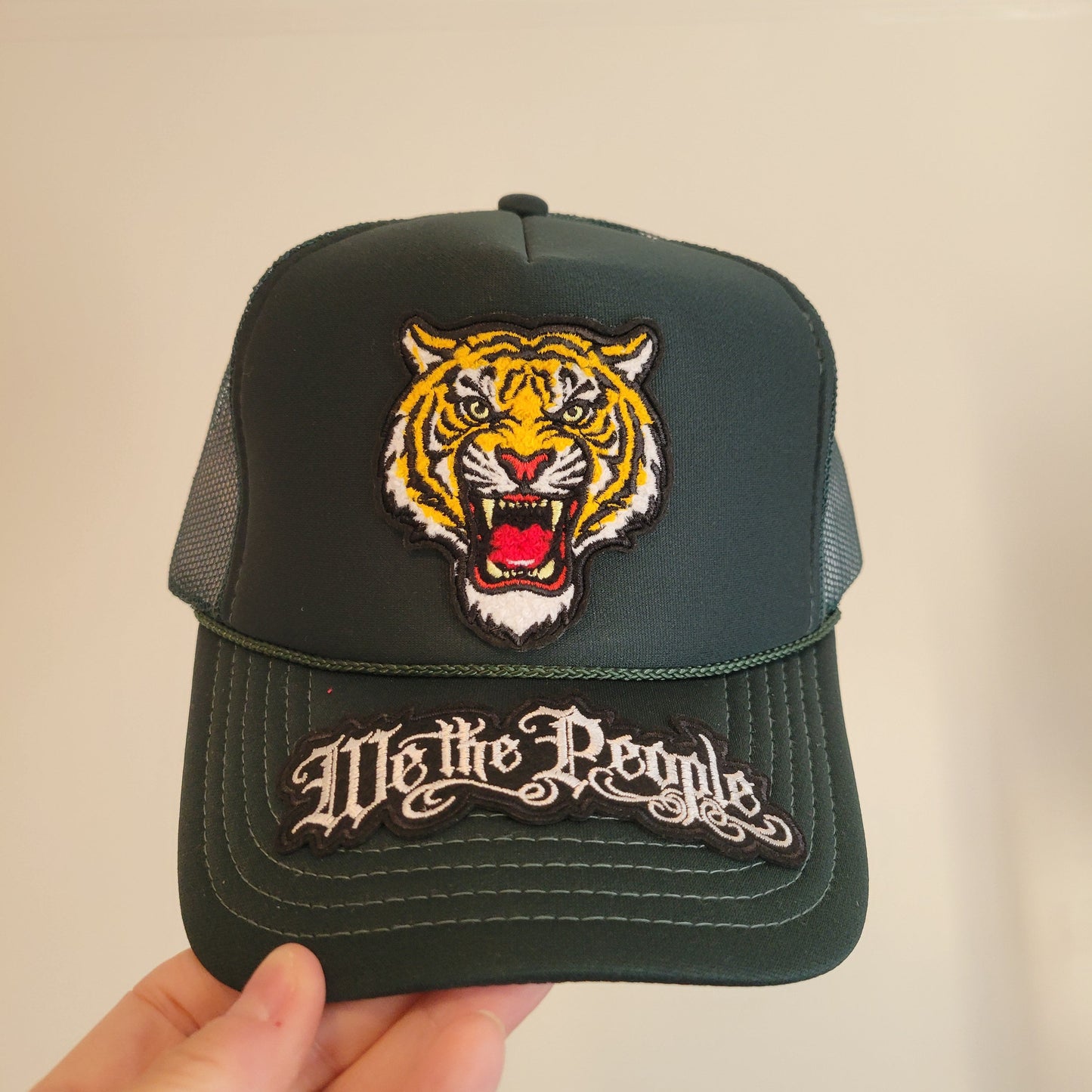 Limited Edition Foam Trucker Patch Hat – We the People Tiger