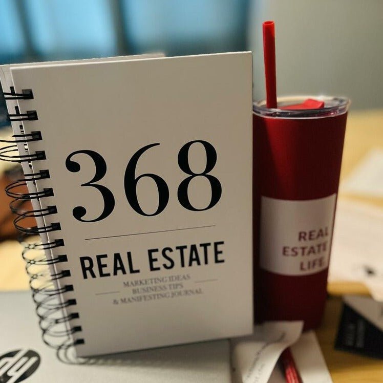 368 Real Estate Marketing Ideas, Business Tips & Manifesting Journal - All Things Real Estate
