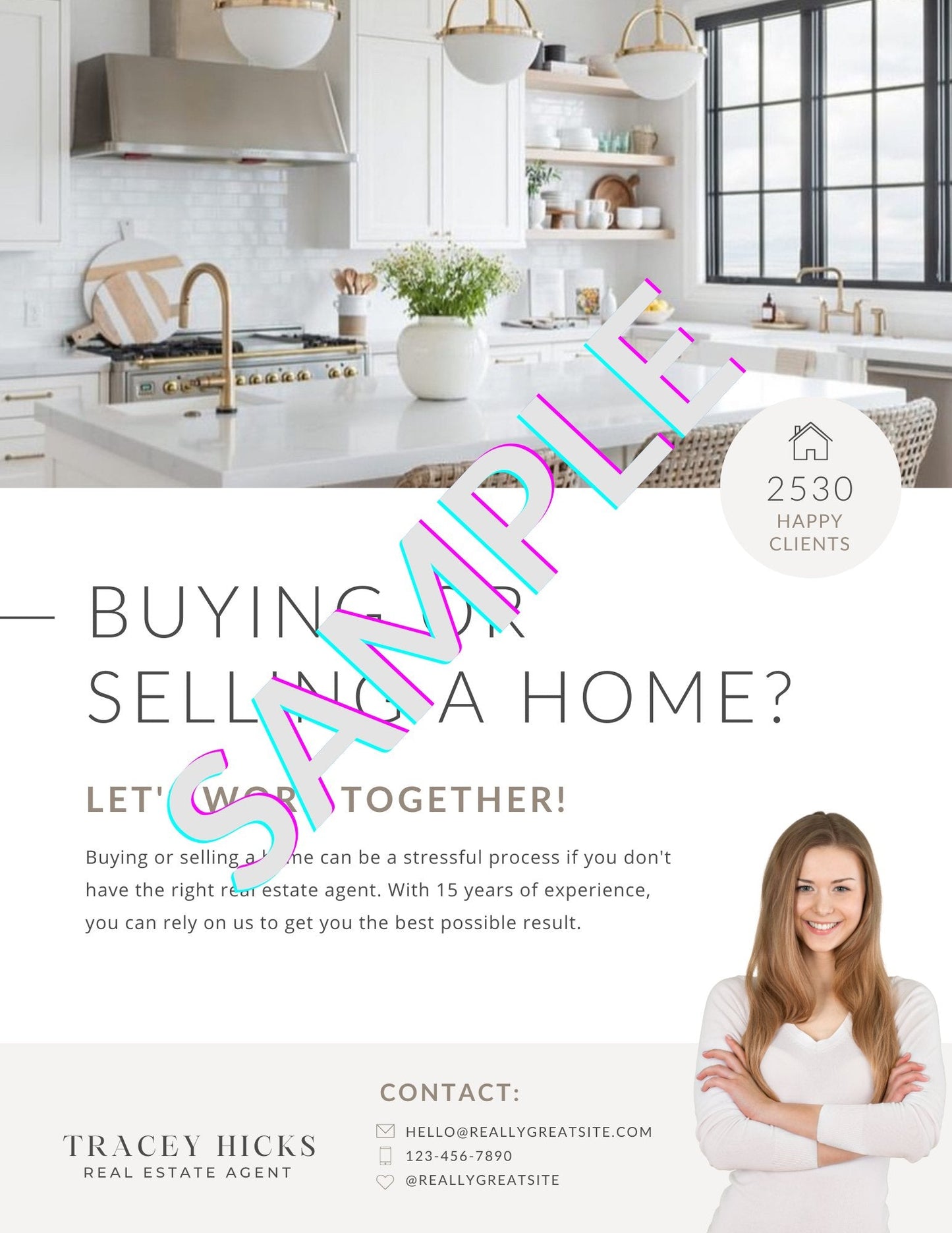 About Me Flyer - Canva Editable Template - All Things Real Estate