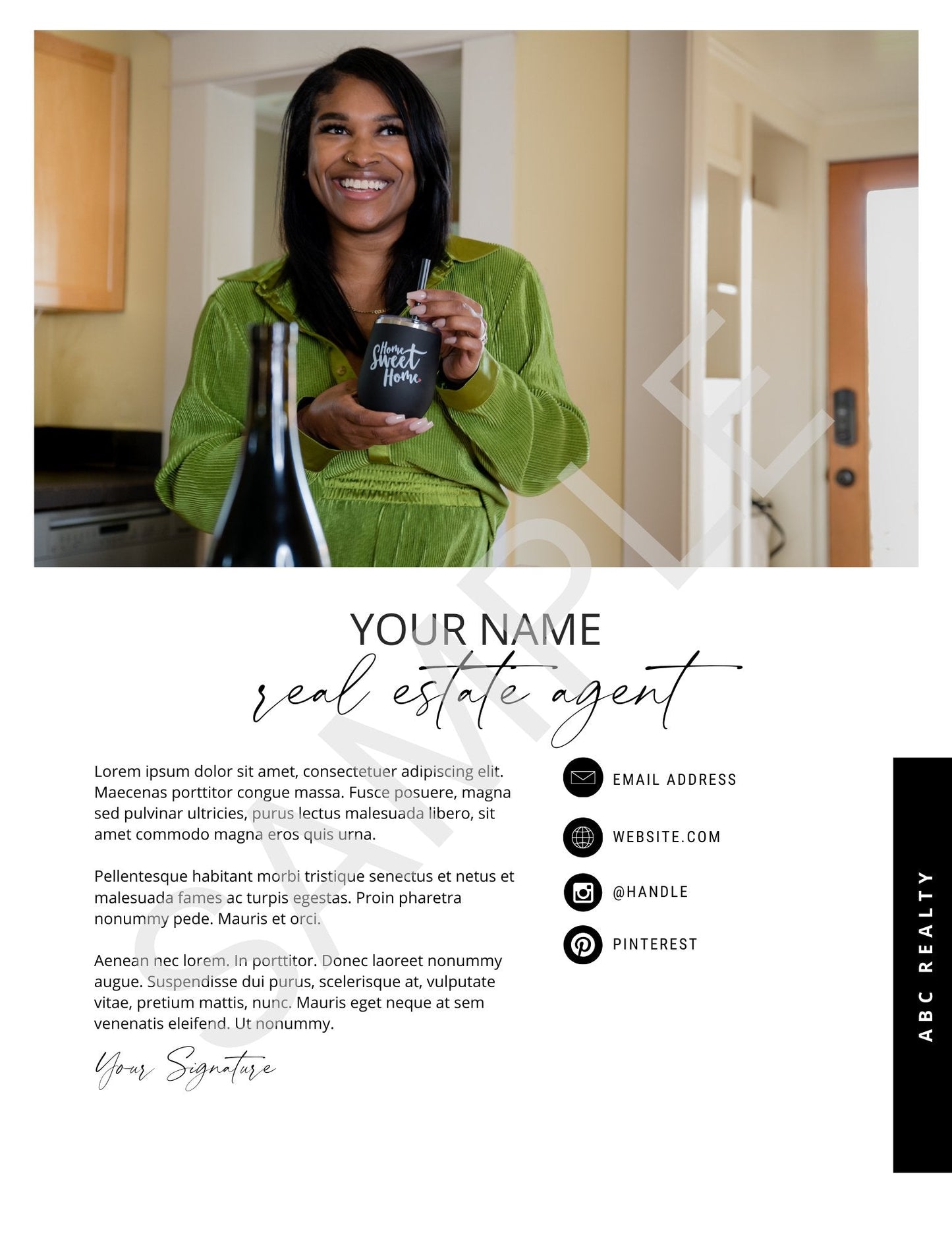 Closing Day Packet - Canva Editable Template - All Things Real Estate