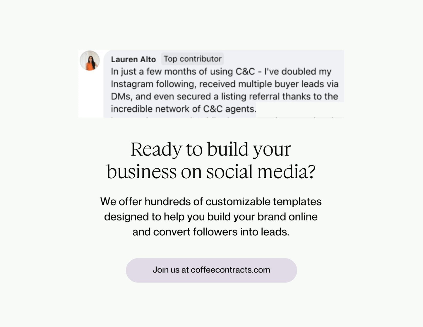 Coffee & Contracts Marketing Membership for Real Estate Agents - All Things Real Estate