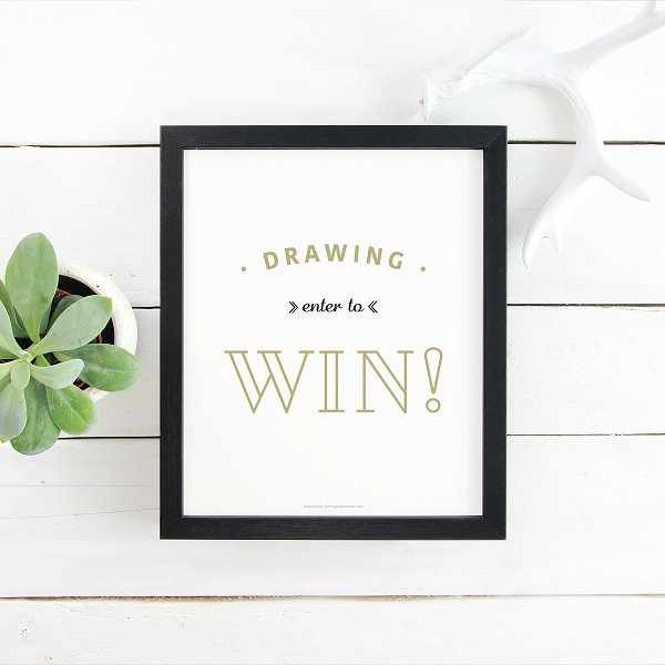 Enter to Win Sign No.3 - Downloadable - All Things Real Estate