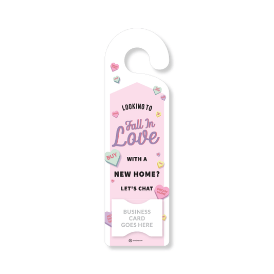 Holiday Door Hanger - Valentine - Fall In Love - All Things Real Estate