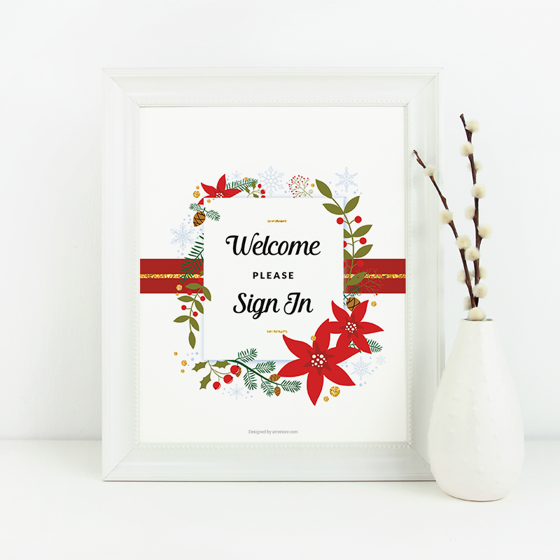Holiday Welcome No. 2 - Downloadable from All Things Real Estate Store