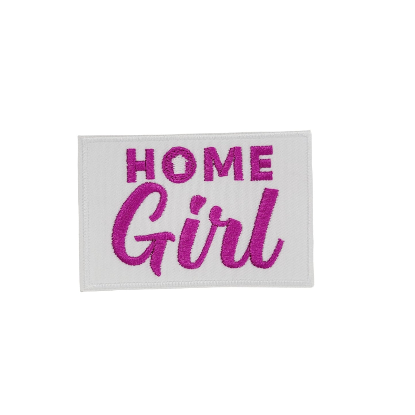 Home Girl Fuchsia Iron or Sew On Patch - All Things Real Estate
