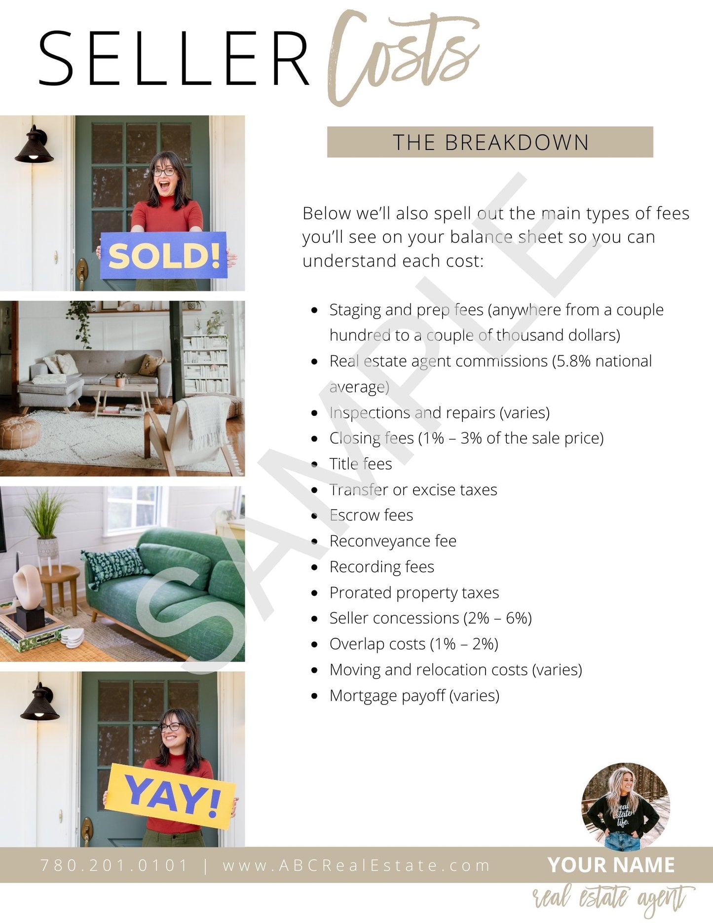 Home Seller Guide - Canva Editable Template - All Things Real Estate