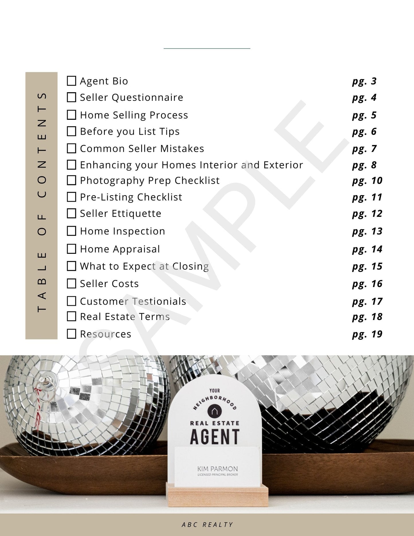 Home Seller Guide - Canva Editable Template - All Things Real Estate
