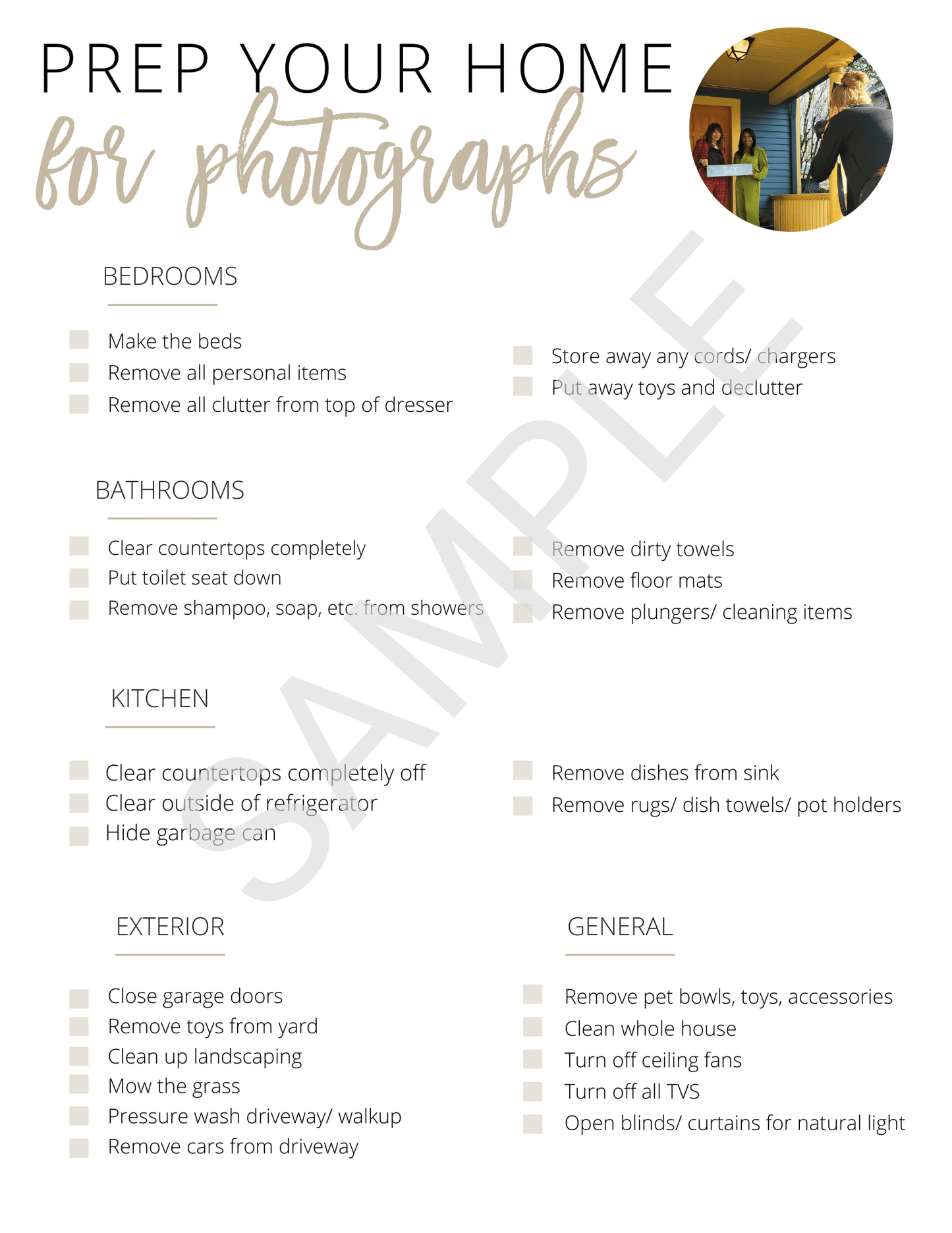 Home Seller Guide - Canva Editable Template - All Things Real Estate