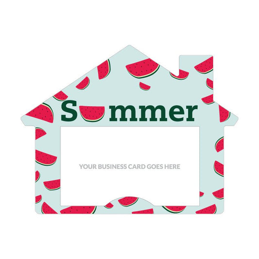 House-Shaped Notecards - Summer is a Sweet Time to Sell Your Home - All Things Real Estate