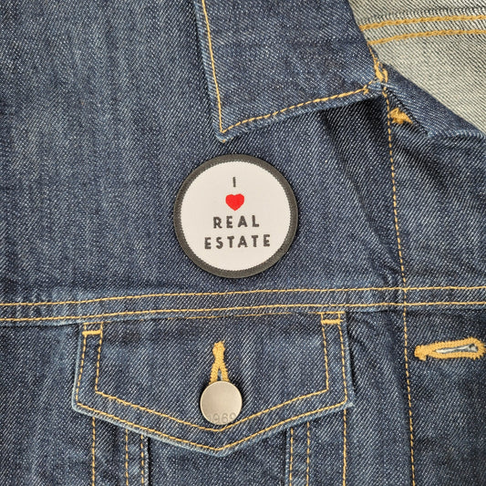 I Heart Real Estate Iron or Sew On Patch - All Things Real Estate