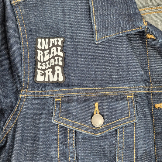 In My Real Estate Era - Black and White - Iron or Sew On Patch - All Things Real Estate