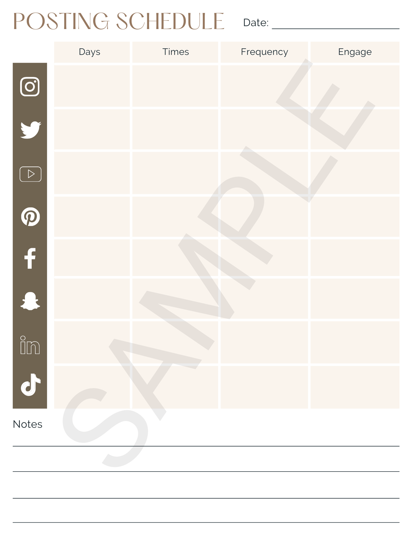 Marketing Planner - Canva Template & Printable - All Things Real Estate