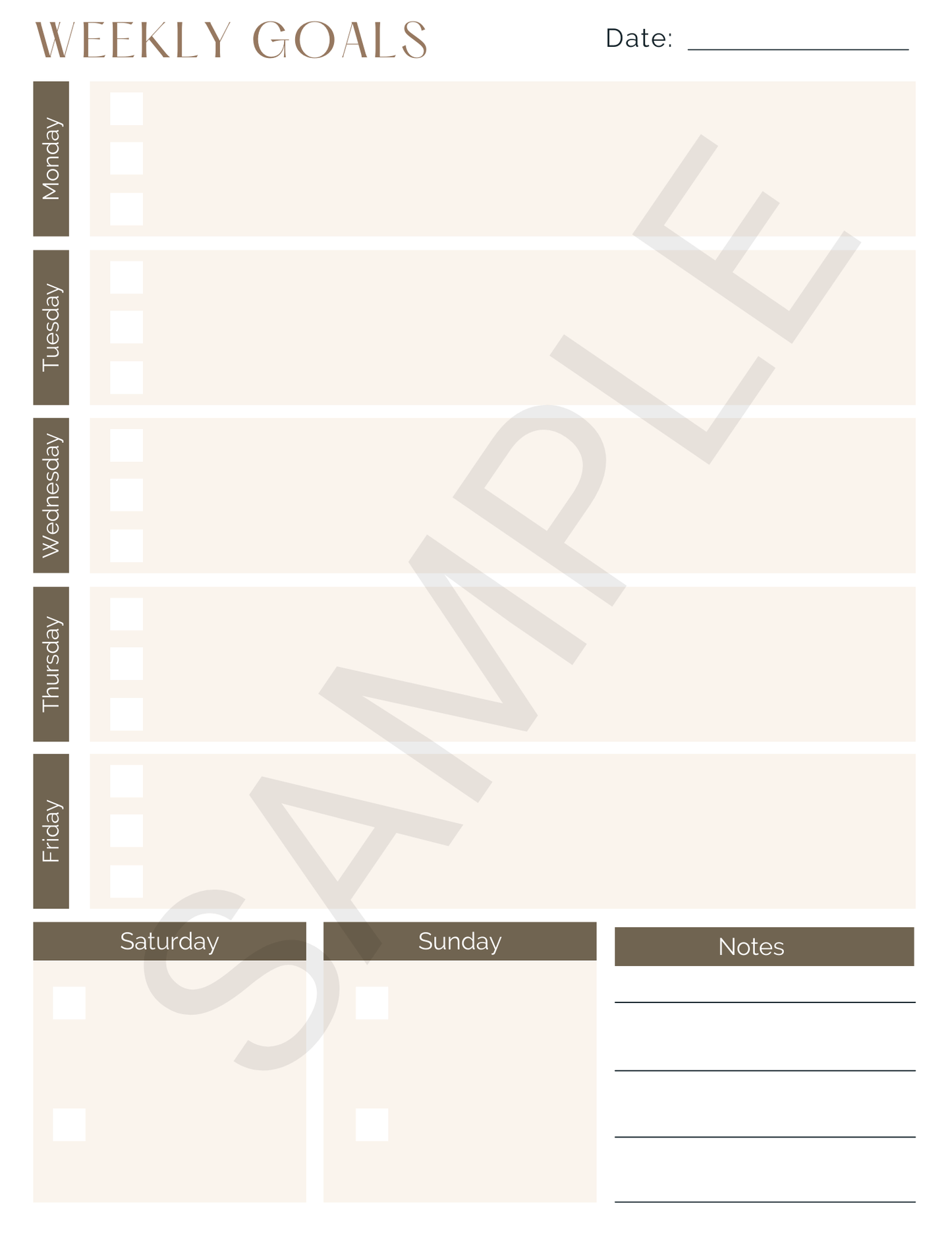 Marketing Planner - Canva Template & Printable - All Things Real Estate
