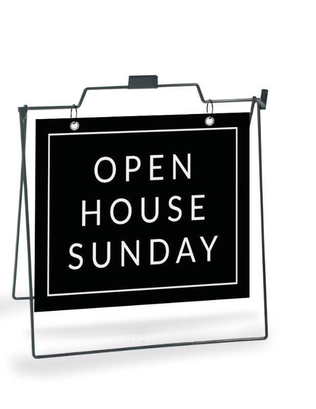 Open House Sunday - Minimal - Yard Sign - All Things Real Estate