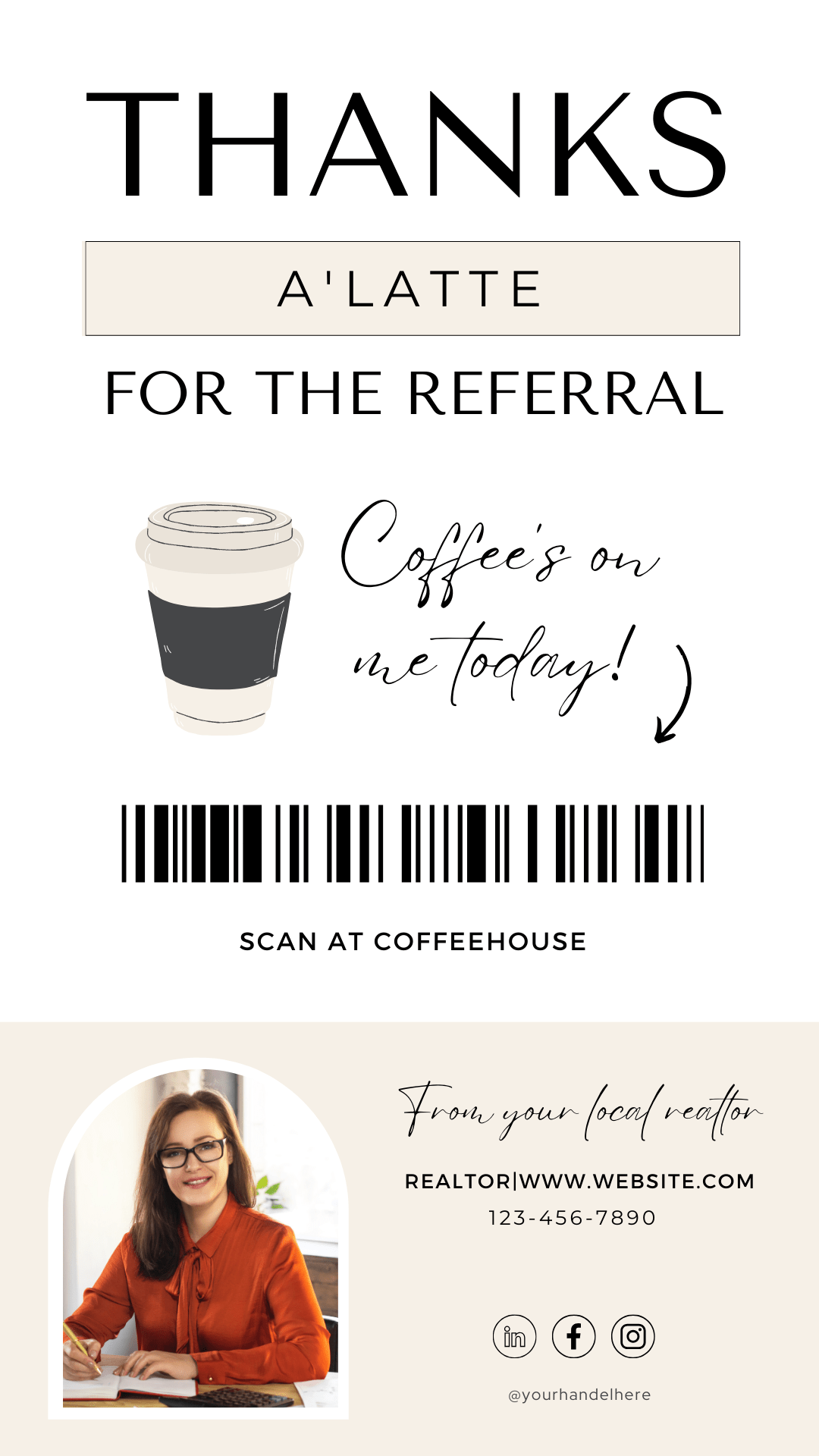Real Estate Digital Cards - Canva Editable Template - All Things Real Estate