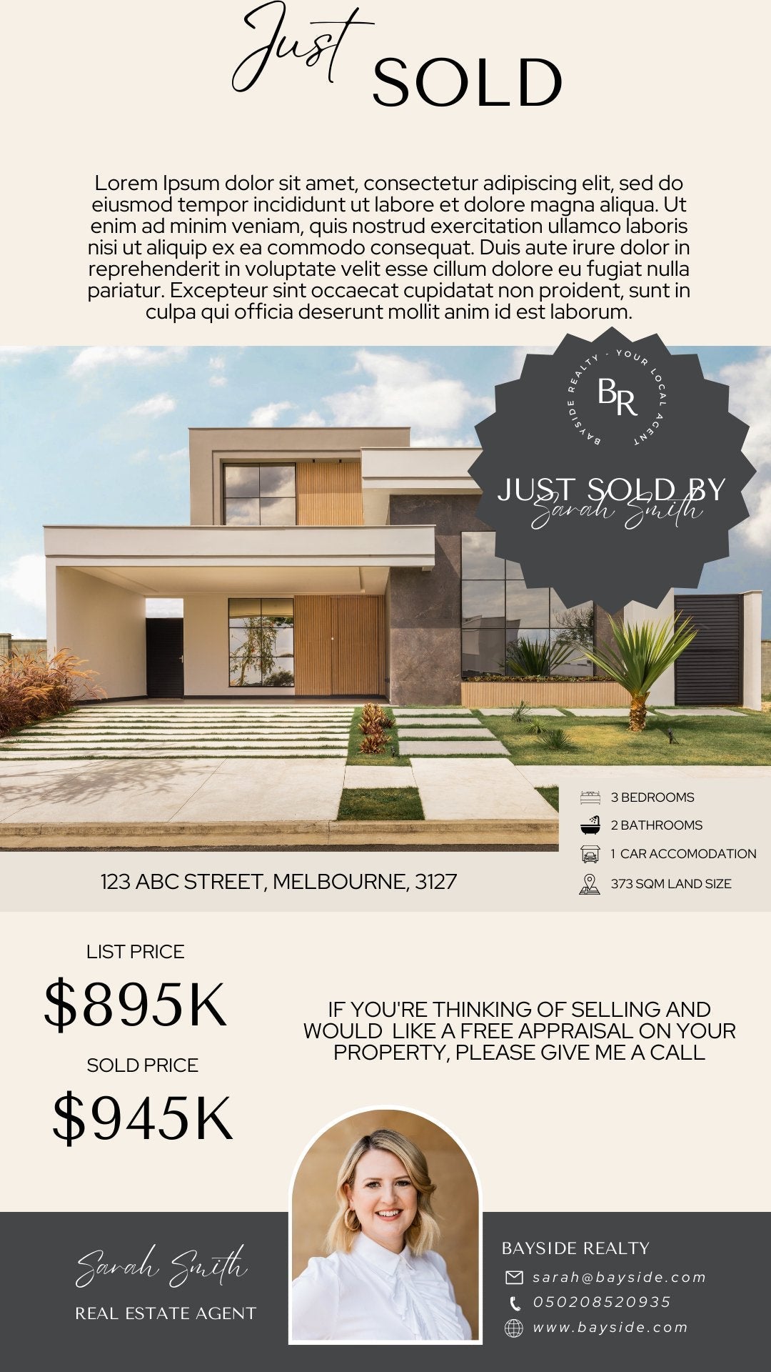 Real Estate Digital Cards - Canva Editable Template - All Things Real Estate