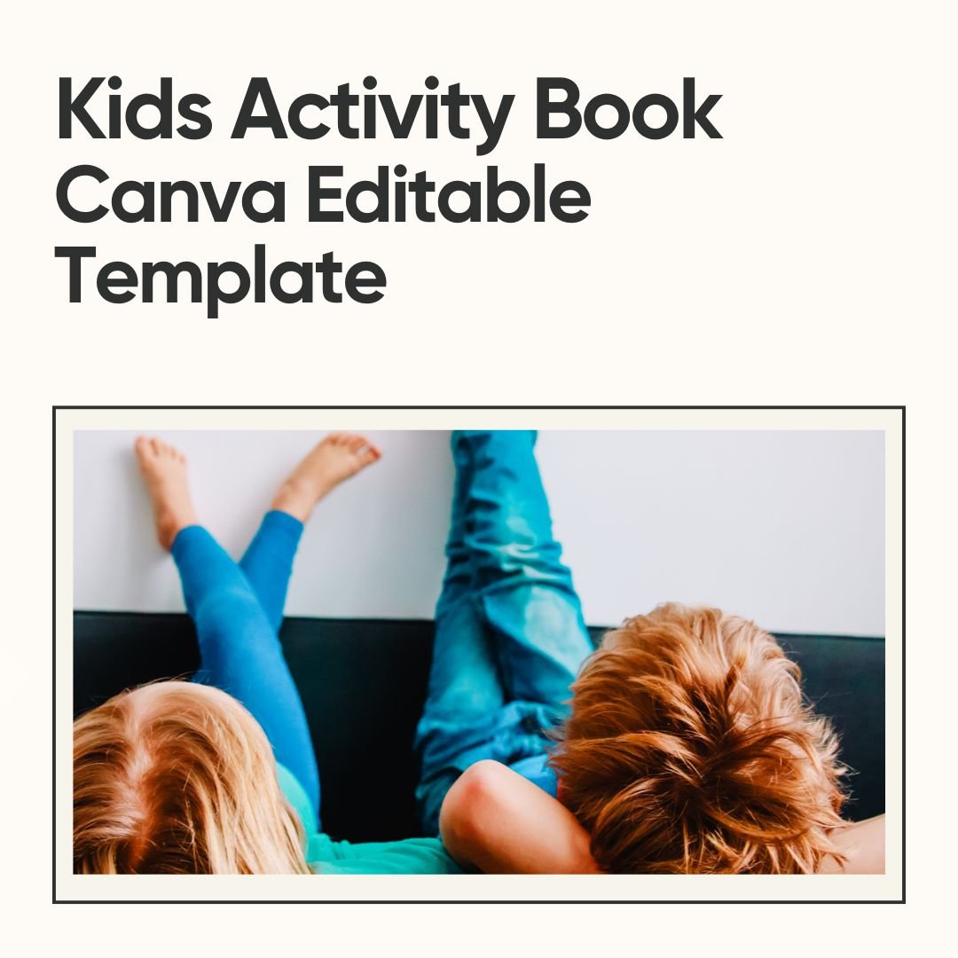 Real Estate Kids Activity Book - Canva Editable Template - Canva Templates - All Things Real Estate
