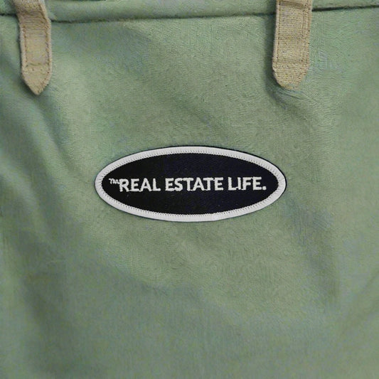 Real Estate Life. - Oval - Iron or Sew On Patch - All Things Real Estate