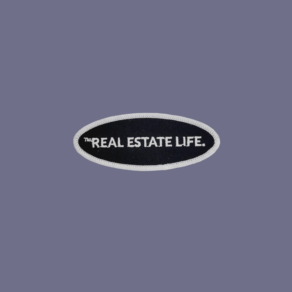 Real Estate Life. - Oval - Iron or Sew On Patch - All Things Real Estate