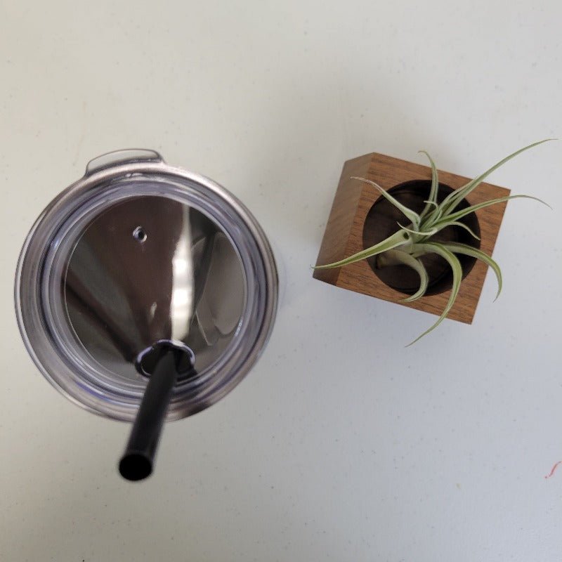 Skinny Tumbler - Black Sparkle I Heart Real Estate - All Things Real Estate