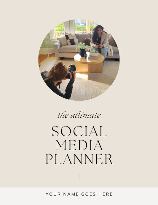 Social Media Planner - Canva Template & Printable - All Things Real Estate