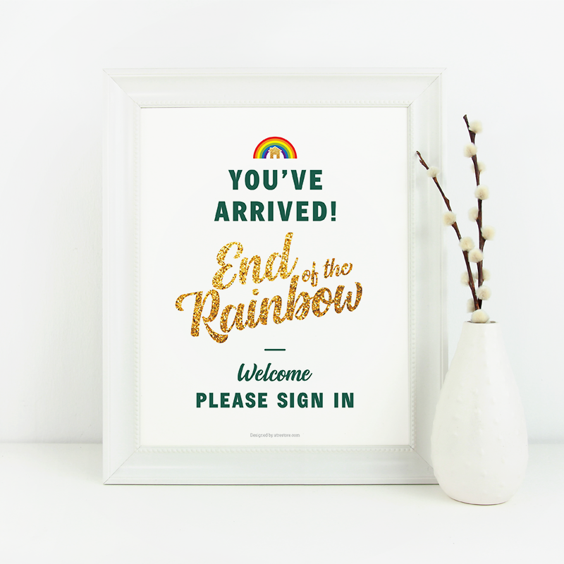 St. Patrick's Day Open House/Sign In No. 2 - Downloadable from All Things Real Estate Store