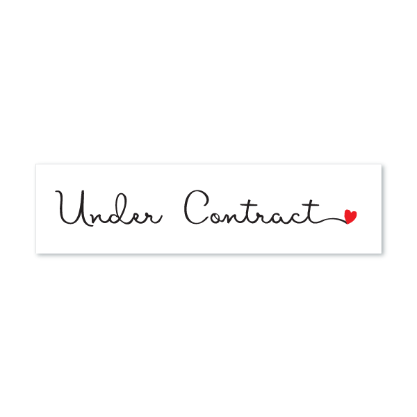 Under Contract - Cursive - All Things Real Estate