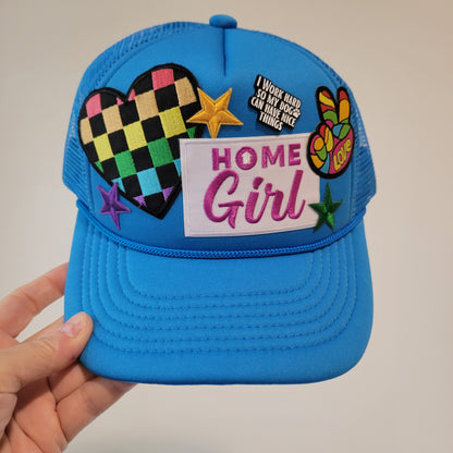 Patch Vibes Foam Trucker Hat – “Home Girl” Edition