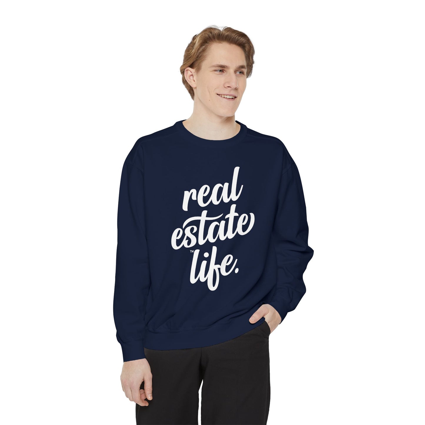 Real Estate Life Sweatshirt - Script