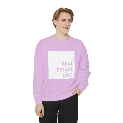 Real Estate Life Sweatshirt - White Square