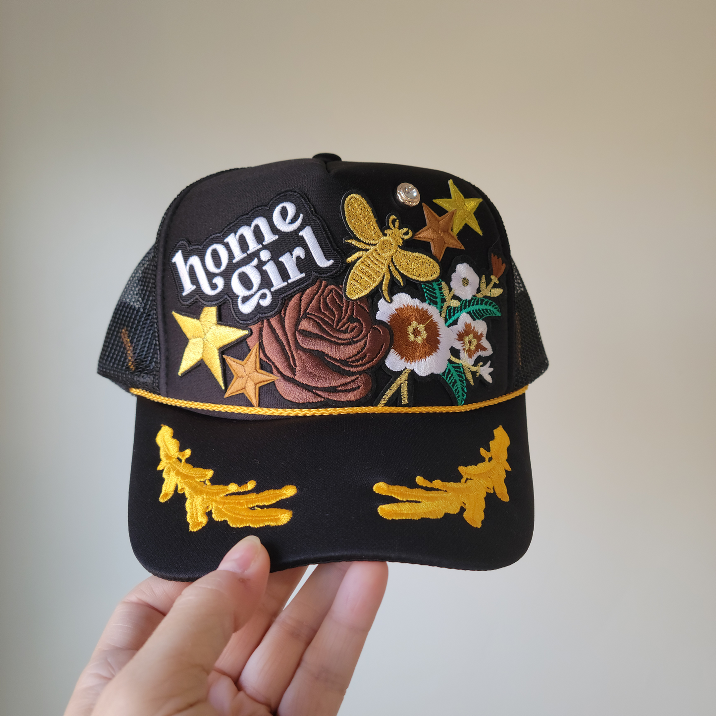 Limited Edition Foam Trucker Patch Hat - Home Girl Captain-style