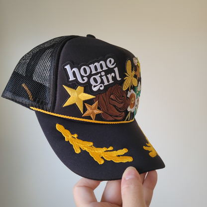 Limited Edition Foam Trucker Patch Hat - Home Girl Captain-style