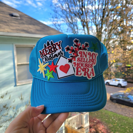 Limited Edition Foam Trucker Patch Hat – Merry Christmas, Selling Houses Era, Stars + Holiday House Patch