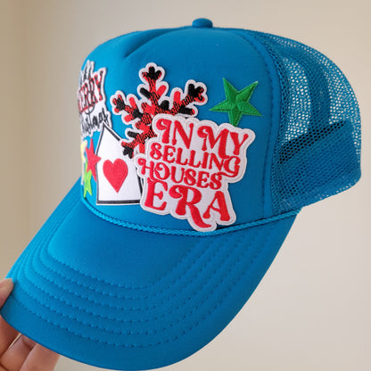 Limited Edition Foam Trucker Patch Hat – Merry Christmas, Selling Houses Era, Stars + Holiday House Patch