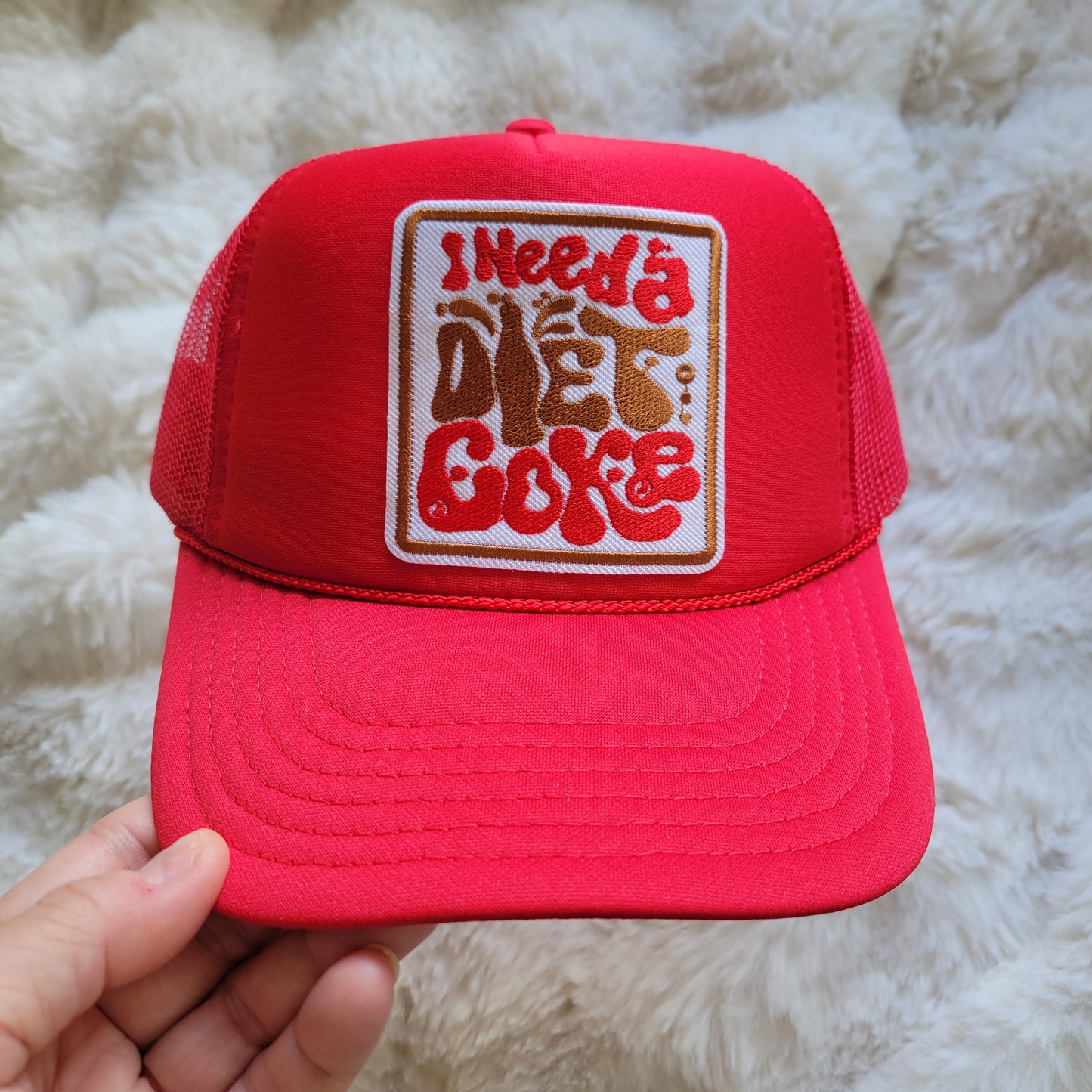 Limited Edition Foam Trucker Patch Hat – I Need a Diet Coke