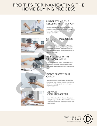 Homebuying Checklist - Canva Editable Template