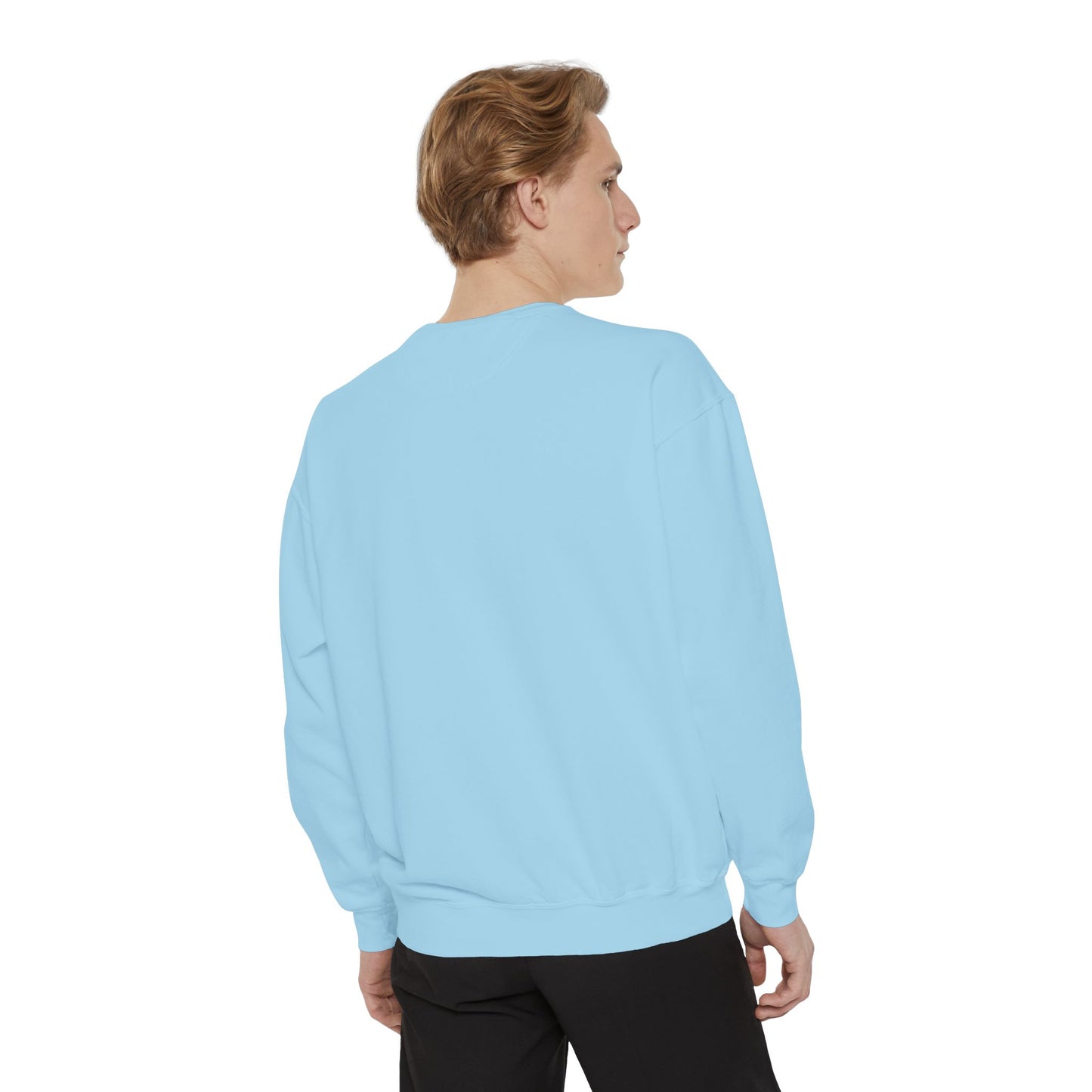 Real Estate Darling - Comfort Colors Sweatshirt - White Text White Heart