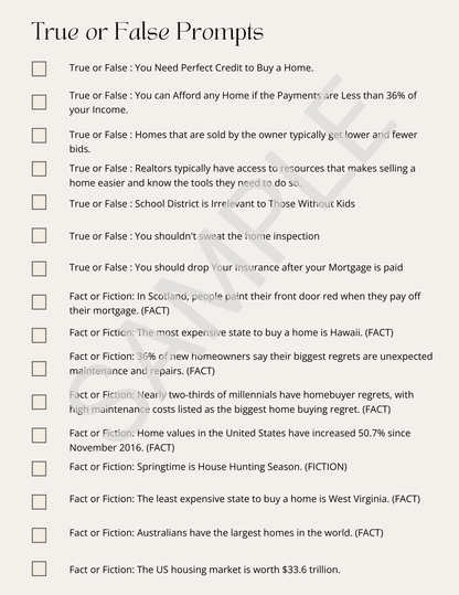 631 Real Estate Social Media Prompts - Canva Template & Printable - All Things Real Estate