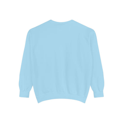 Real Estate Darling - Comfort Colors Sweatshirt - White Text White Heart