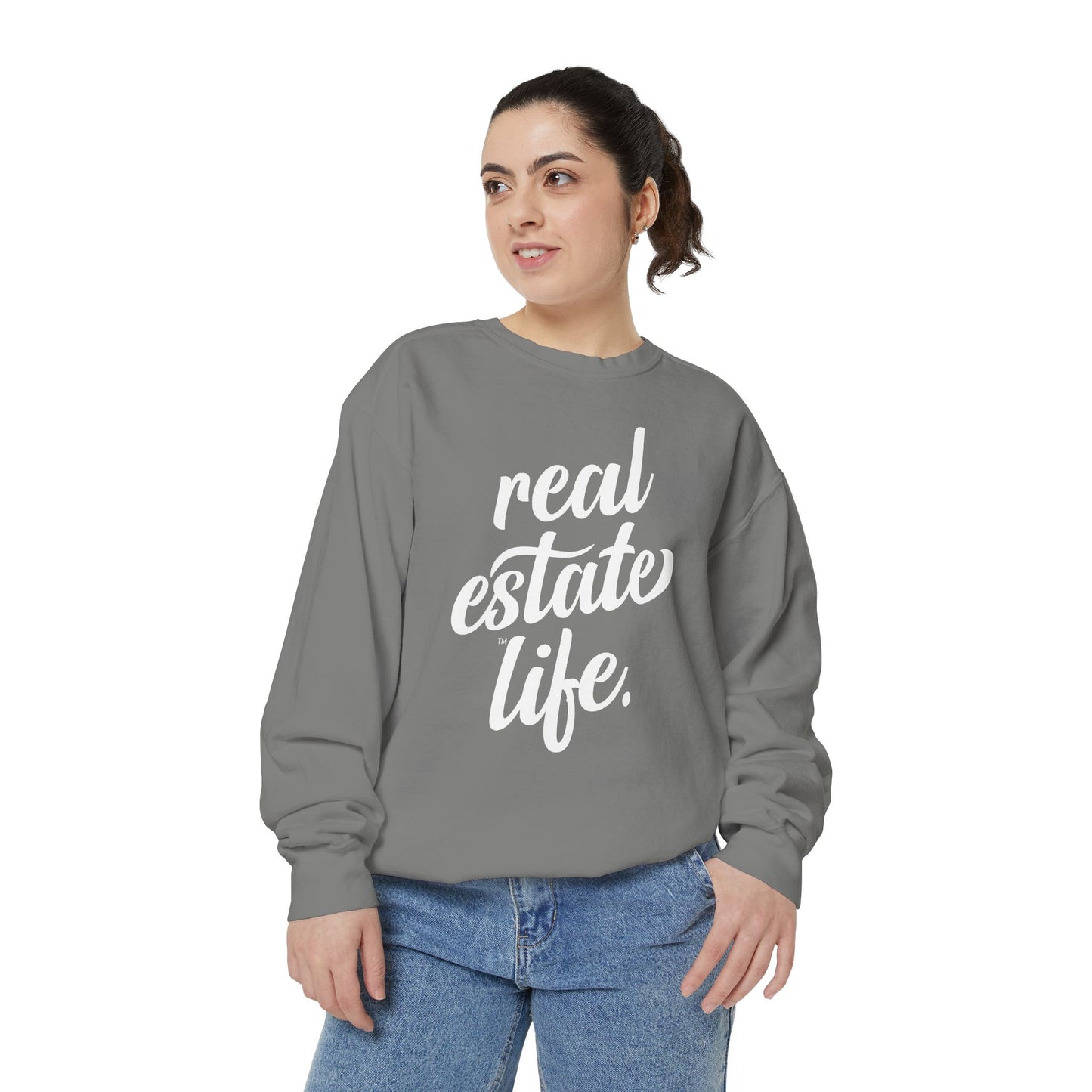 Real Estate Life Sweatshirt - Script