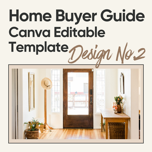 Home Buyer Guide - Canva Editable Template- Design No.2