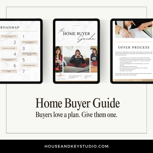 Home Buyer Guide - Canva Editable Template