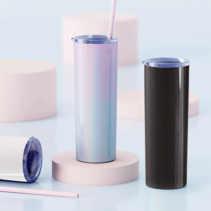 The Skinny Steel 20oz Tumbler with Straw