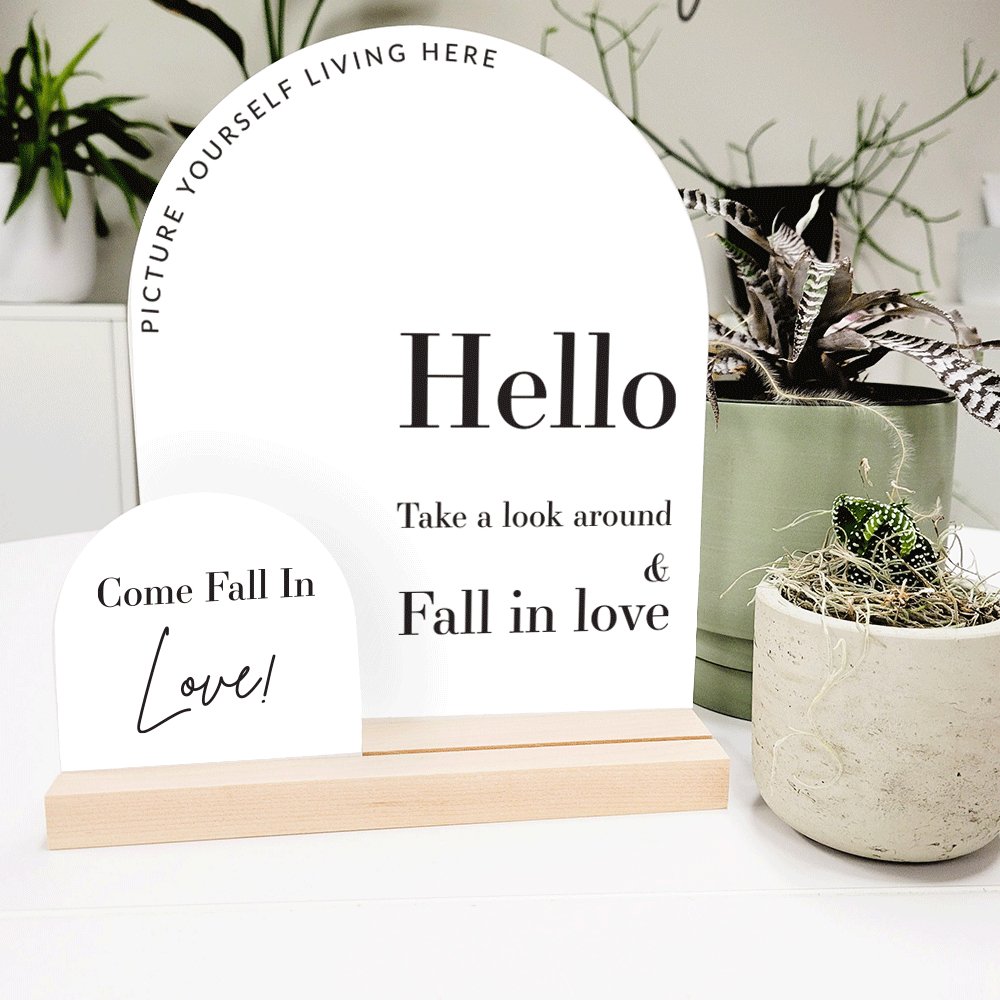 Arched Hello Sign - Kit No.1