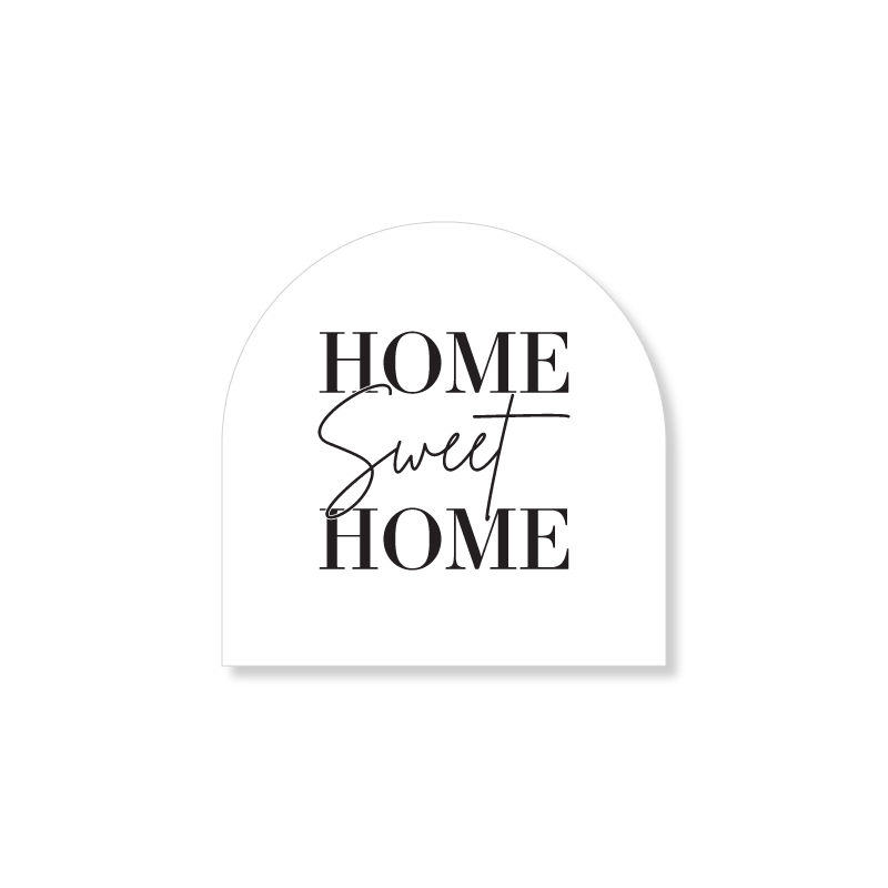 Arched Welcome Open House Sign - Kit No.1