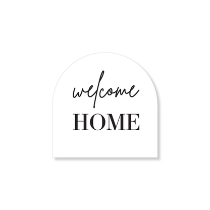 Arched Welcome Open House Sign - Kit No.2