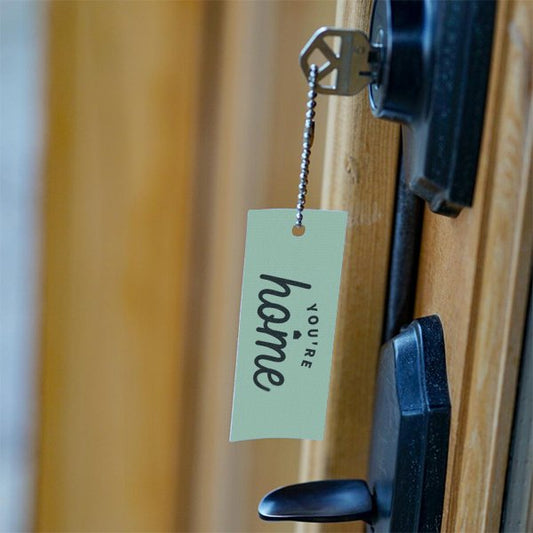 Canvas Key Tags - You're Home - Pack of 16