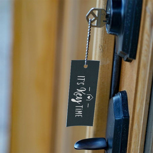 Canvas Key Tags - It's Key Time - Pack of 14